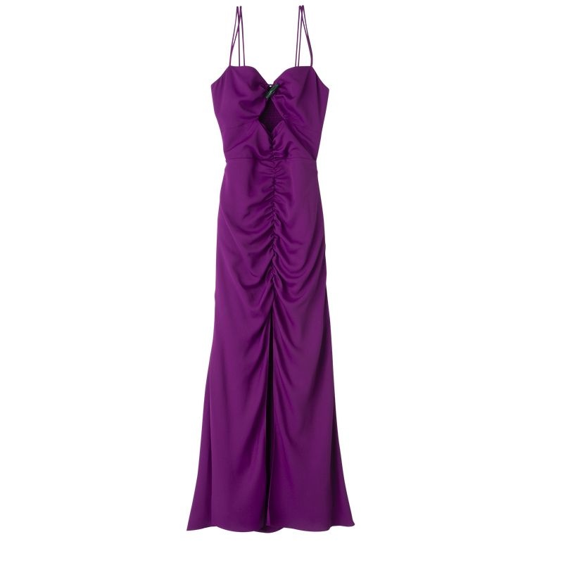 Purple Women\'s Longchamp Midi Dress | 4936-LTFEW