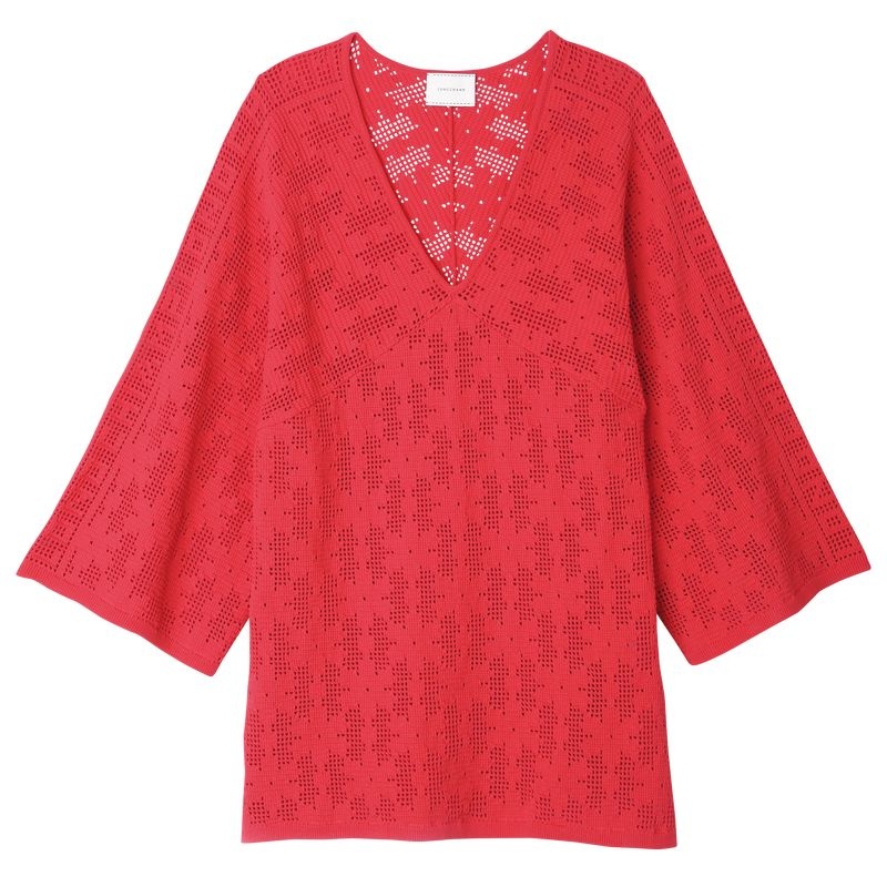 Red Women\'s Longchamp  Dress | 0619-DRNXA