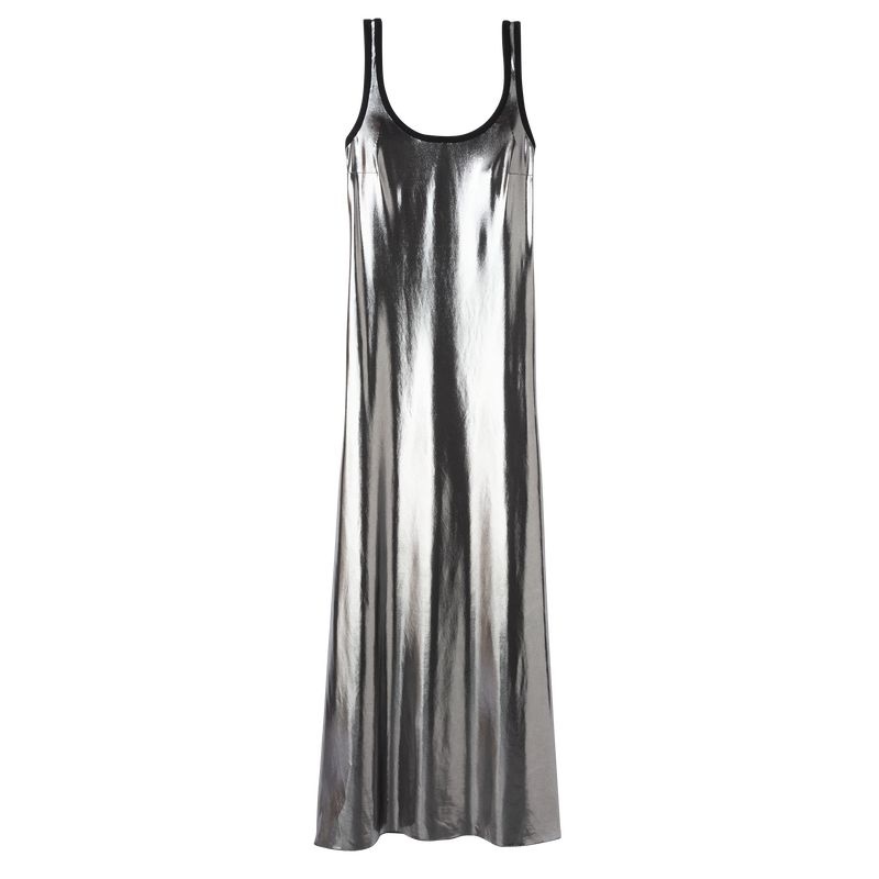 Silver Women\'s Longchamp Long Dress | 6593-UNBSV