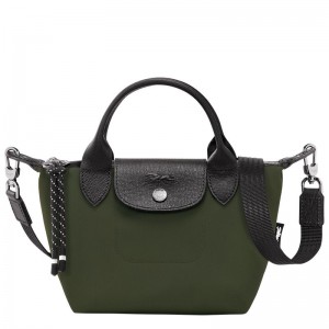 Khaki Women's Longchamp Le Pliage Energy XS Handbag | 9406-MLCQY